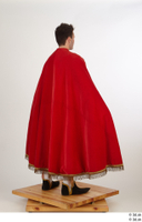  Photos Man in Historical Dress 28 16th century a poses red cloak whole body 0006.jpg
